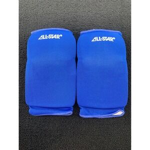 All Star Extra Long Sports Knee Pads Blue Medium Volleyball Wrestling